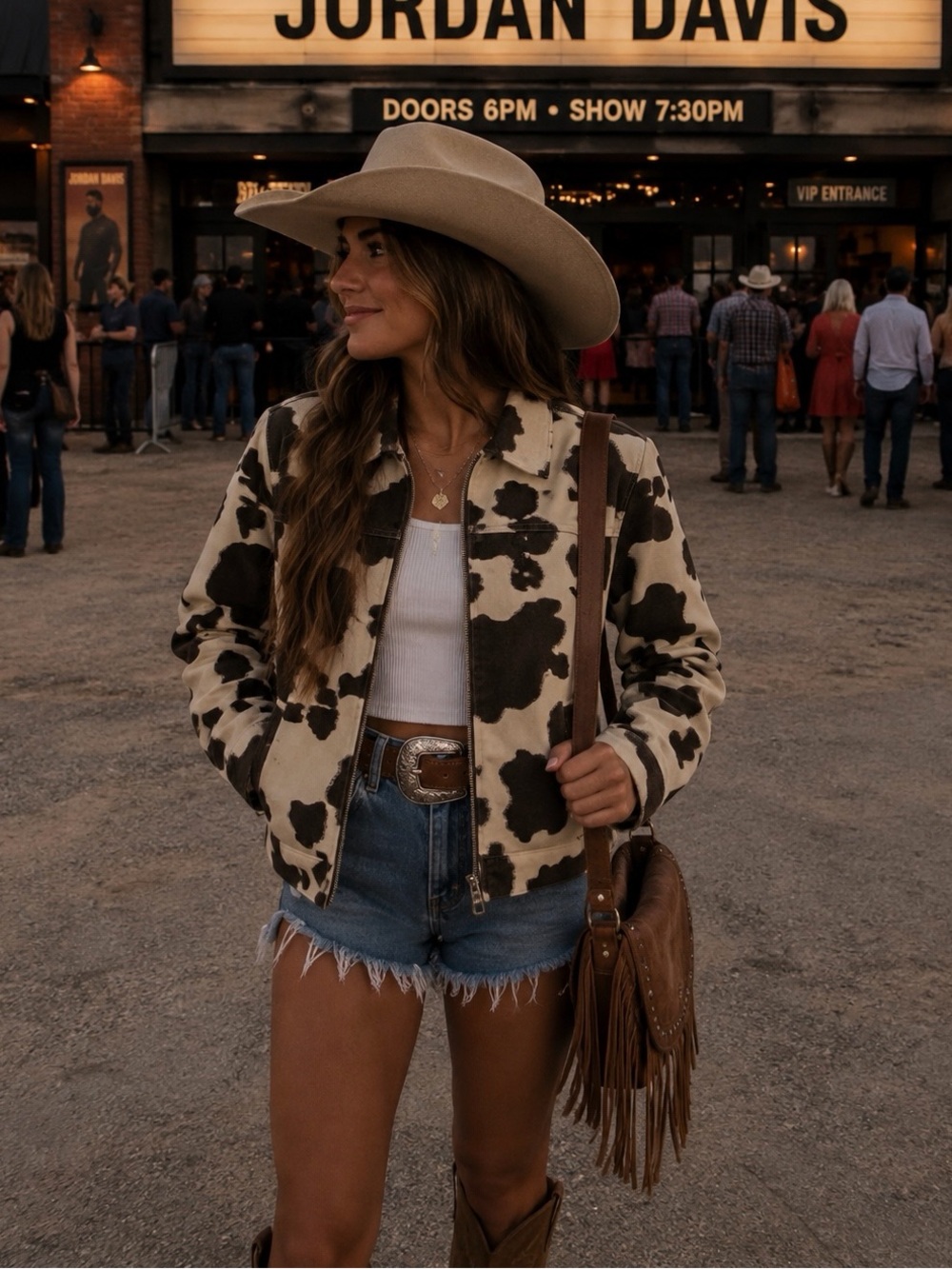 Cow print jacket - Picture 3 of 3